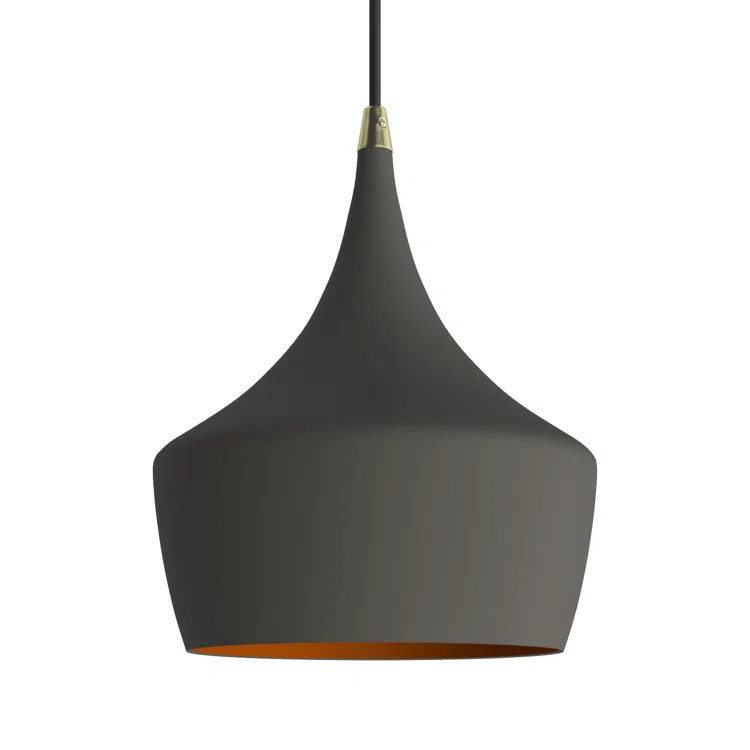 Schultz Single Light Metal Dimmable Pendant | Wayfair North America