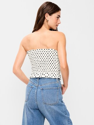 Smocked Bodice Tube Top | Old Navy (CA)