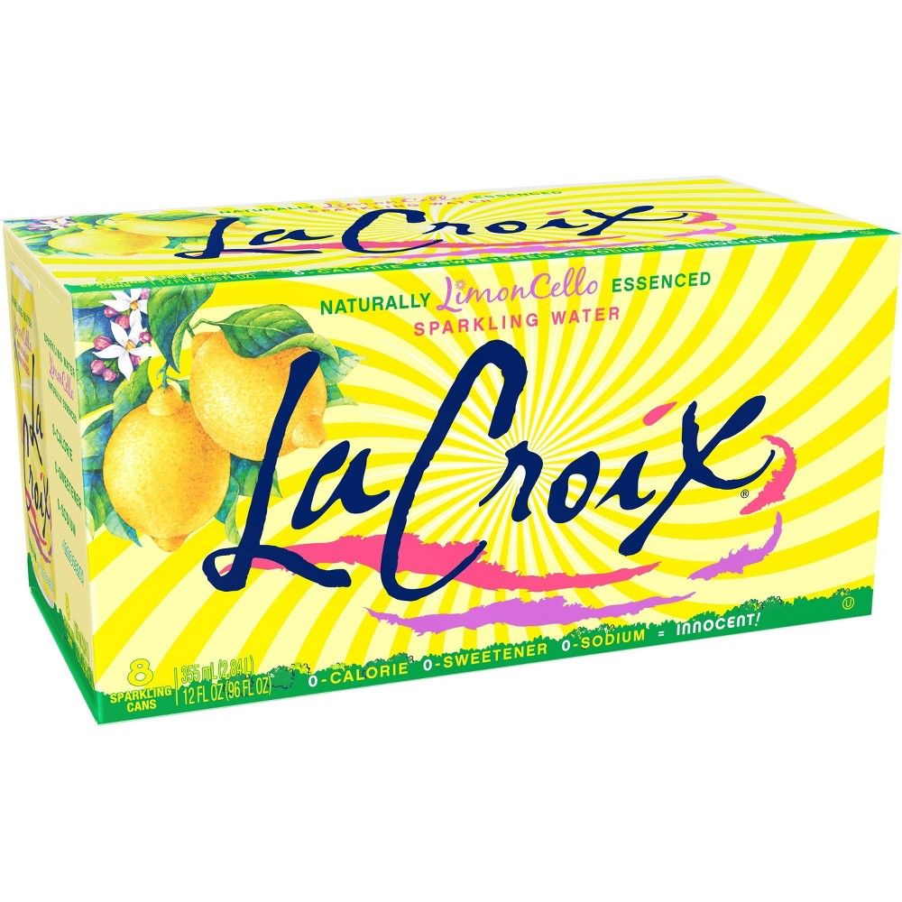 LaCroix Limoncello Sparkling Water - 8pk/12 fl oz Cans | Target