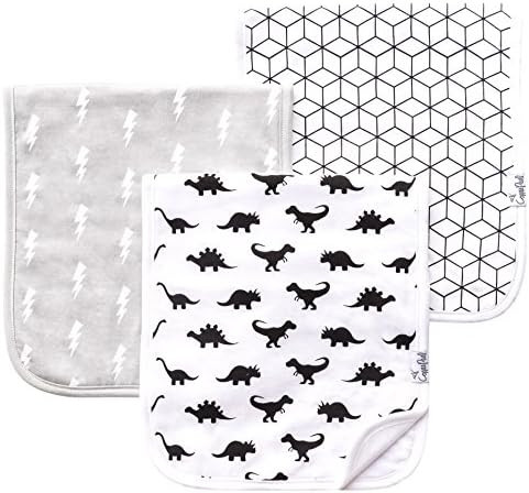 Baby Burp Cloth Large 21''x10'' Size Premium Absorbent Triple Layer 3 Pack Gift Set for Boys “W... | Amazon (US)