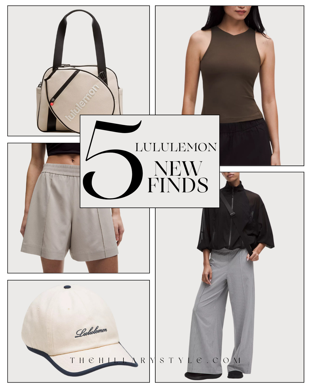 5 Lululemon New Finds You Need Now

Upgrade your activewear aesthetic with these new arrivals from Lululemon! From the perfect courtside canvas tennis tote and retro-inspired baseball cap to breezy wide-leg trousers, tailored shorts, and buttery-soft high-neck tanks, these neutral pieces elevate your everyday style. Perfect for a casual workout-to-weekend transition. Shop the look now! 

 #TheHillaryStyle #lululemon #lululemonfinds #activewearonline #athleisurestyle #neutralaesthetic #streetstyleinspiration #casualoutfits #pinterestoutfits #ltkunder100 #sportychic 

#LTKfitnessgoals #LTKSeasonal #LTKActive