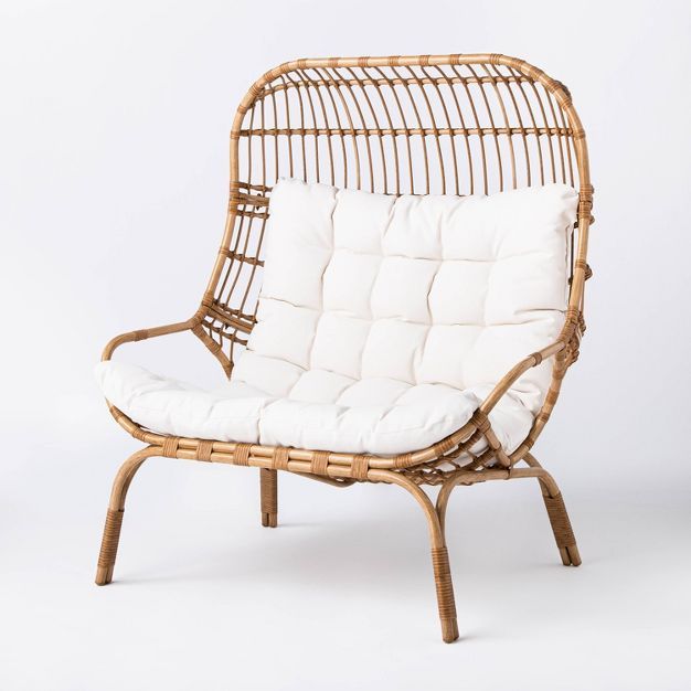 Wicker & Metal Patio Egg Chair - Threshold™ designed with Studio McGee | Target