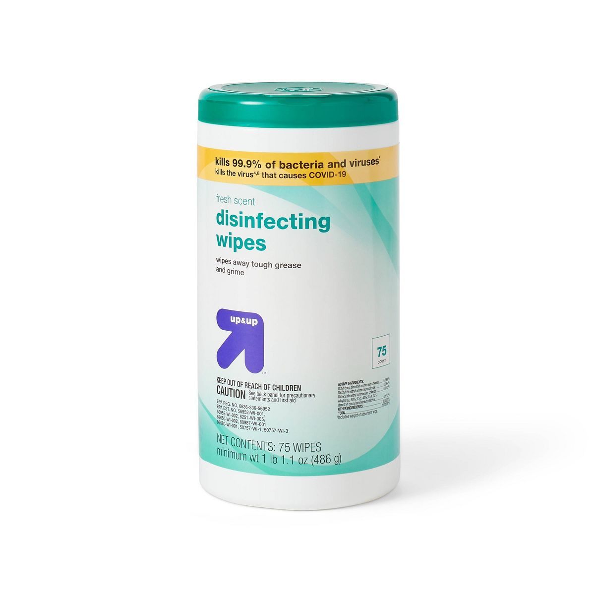 Fresh Scent Disinfecting Wipes - 75ct - up & up™ | Target