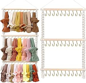 POVETIRE Headband Holder Hair Bows Organizer for Girls,Baby Headbands Hair Accessories Organizer ... | Amazon (US)