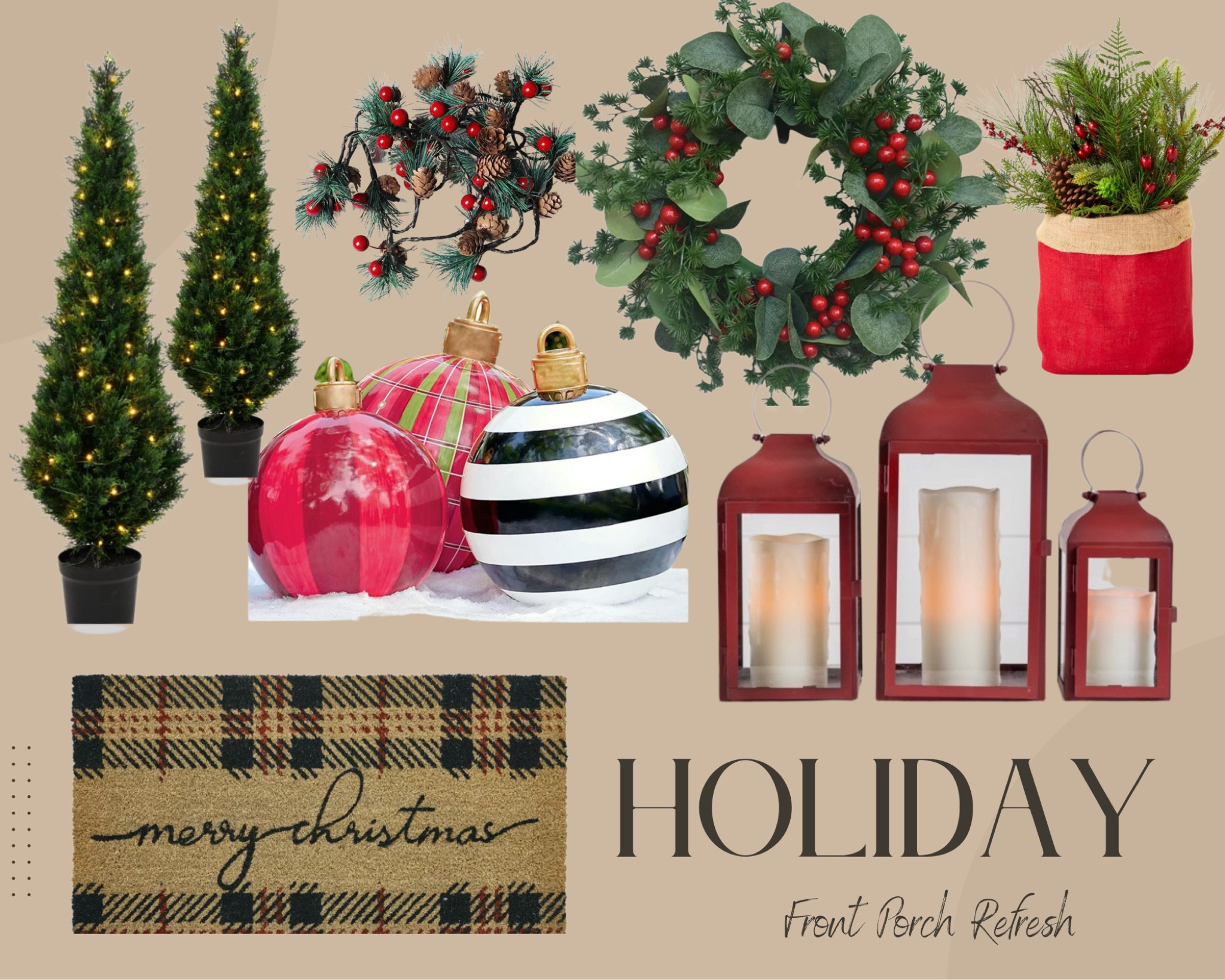 Give Your Front Entry a REFRESH this holiday season! Save for gifting when you buy these amazing decor deals from Walmart! 

#LTKHoliday #LTKSeasonal #LTKhome