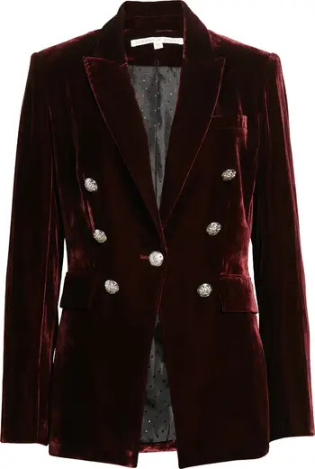 Veronica Beard Gaya Velvet Dickey Jacket | Nordstrom | Nordstrom