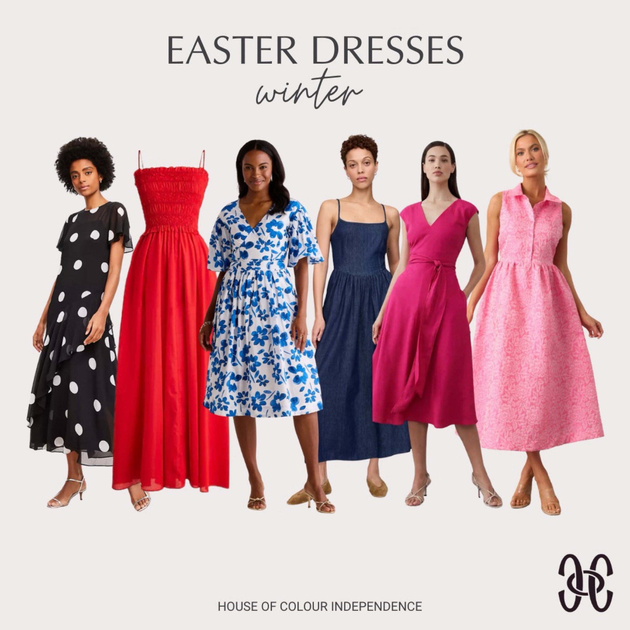 Easter or special occasion dresses for Easter. HOC Winter 