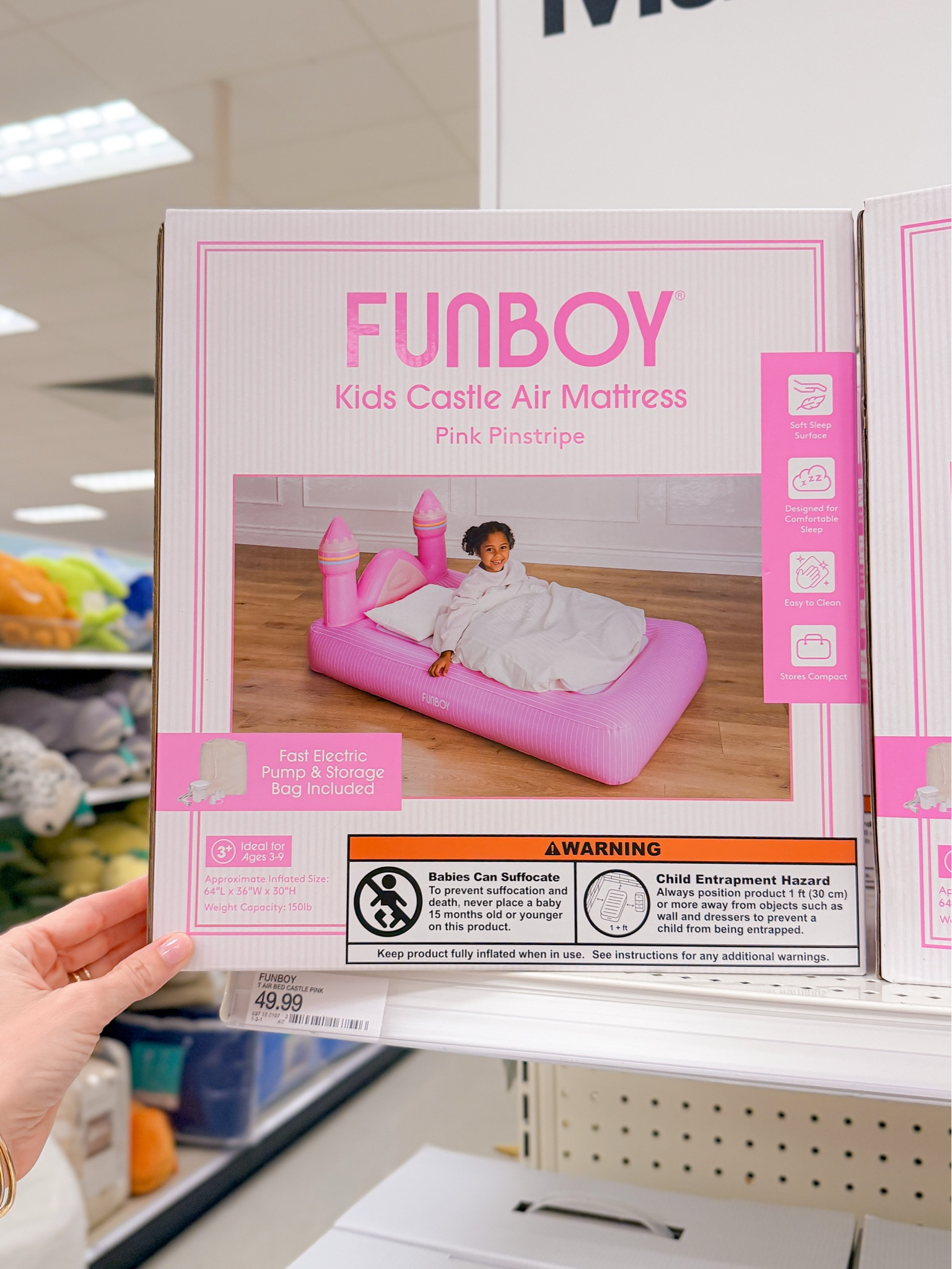 Fun air mattress for kids!