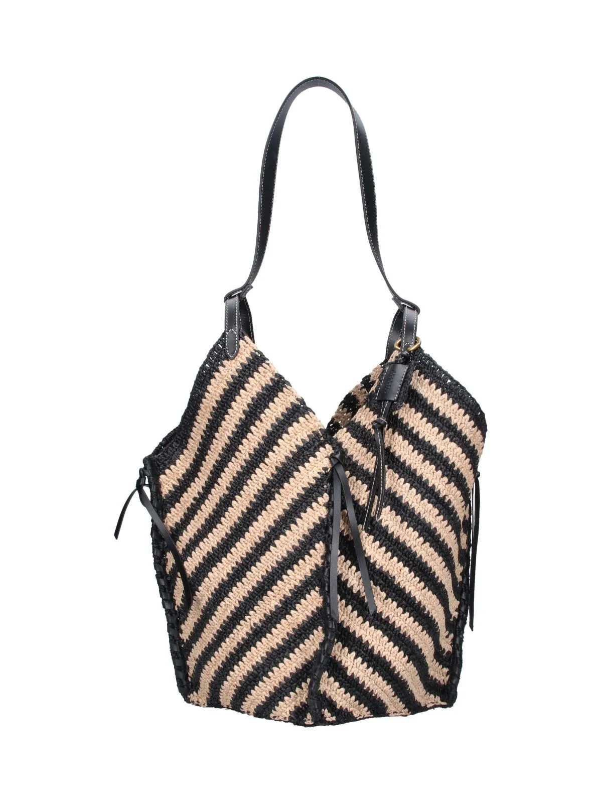 Isabel Marant Woven Stripe Tote Bag | Cettire Global