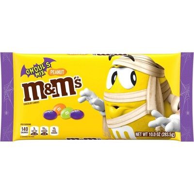 M&M's Halloween Peanut Ghouls Mix Chocolate Candy - 10oz | Target
