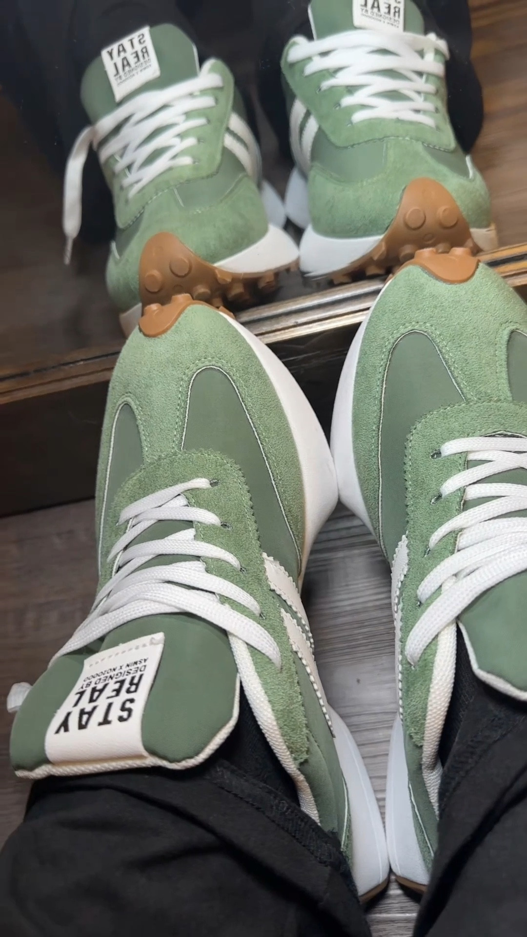 😍These green sneakers. Comfy, cute and stylish. #sneakers #womenstreetstyle #runningshoes #womensneakers #greensneakers

#LTKOver40 #LTKgrwm #LTKPlusSize