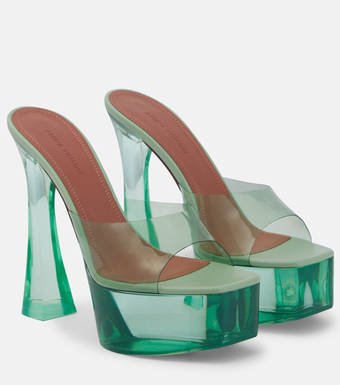 Mules Dalida à plateau en PVC | Mytheresa (FR)