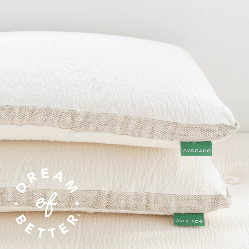 Avocado Molded Latex Pillow | Avocado Mattress