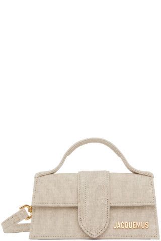 Jacquemus - Beige Le Papier 'Le Bambino' Clutch | SSENSE