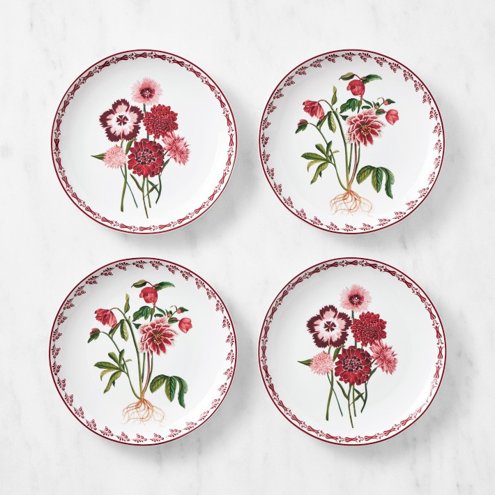 AERIN Alpine Mixed Salad Plates, Set of 4 | Williams-Sonoma