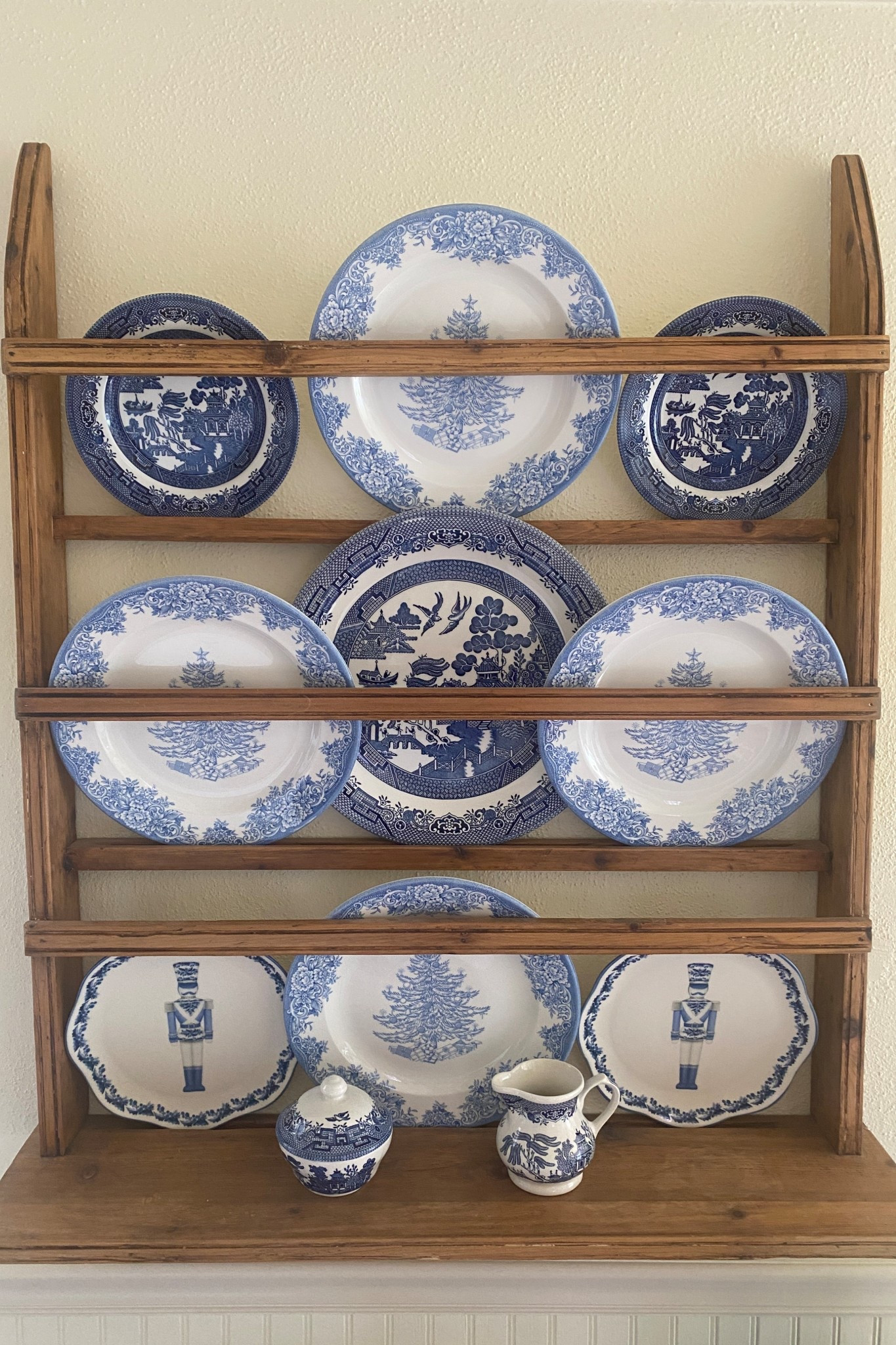 I’ll have a blue Christmas , please! This collection of blue and white Christmas plates in the kitchen is the perfect combination of classic styles.

#LTKCyberWeek #LTKHome #LTKSaleAlert