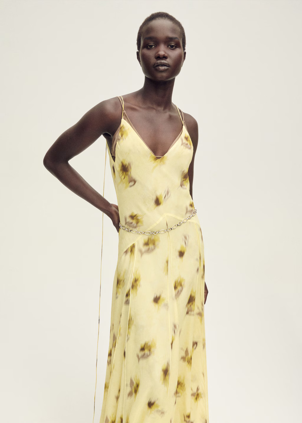 Long floral-print dress - Women | MANGO USA | Mango (US/MX/AU)