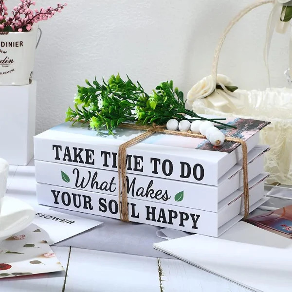 3 Piece Kissonerga Farmhouse Decorative Book Set | Wayfair North America