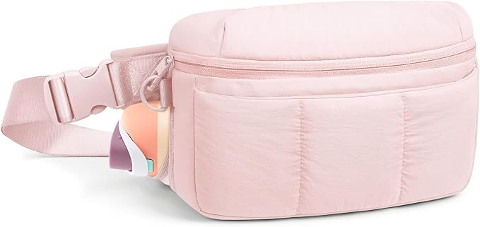 Waist Pack 3.5L Fanny Packs with Water Bottle Holder, Large Capacity Travel Belt Purse Anti-Theft... | Amazon (US)