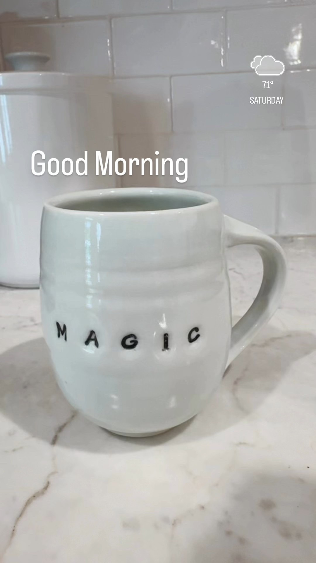 Good Morning! Make it a magical day! 
#etsy
#magicmug
#betseycarter
#ceramicmug


#LTKStyleTip #LTKHome #LTKFindsUnder100