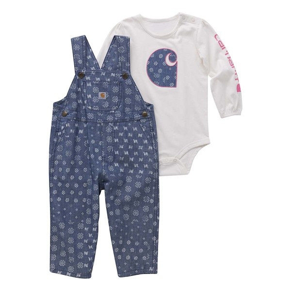Girls' Carhartt Logo Printed Set Baby 6 mo. | Scheels