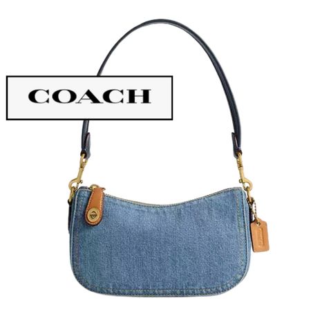 Denim handbags 
Spring handbags 
Coach bag 
Trendy 

#LTKSeasonal #LTKitbag