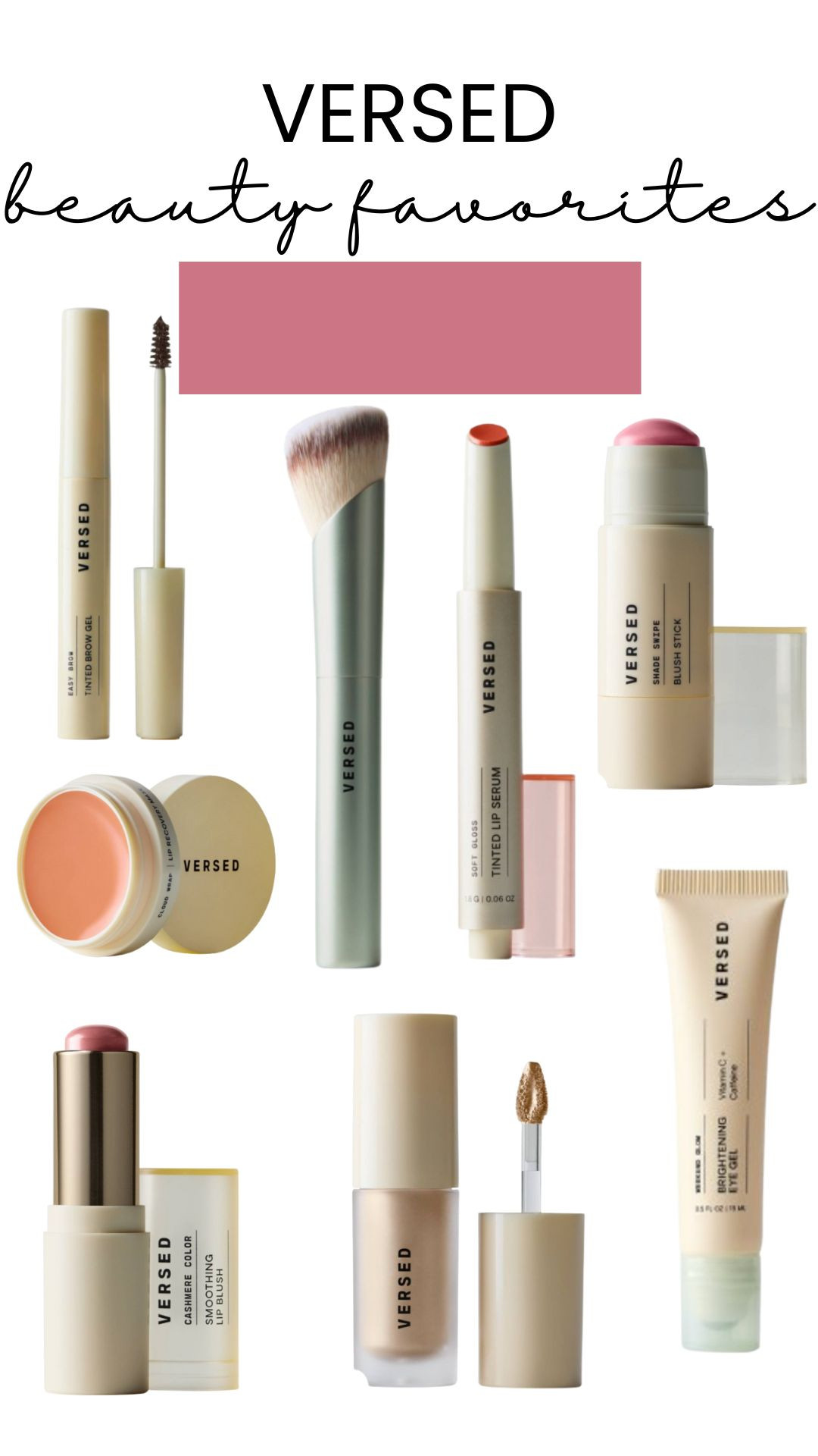 VERSED beauty favorites 

 #LTKFindsUnder50 #LTKFindsUnder100 #LTKBeauty
