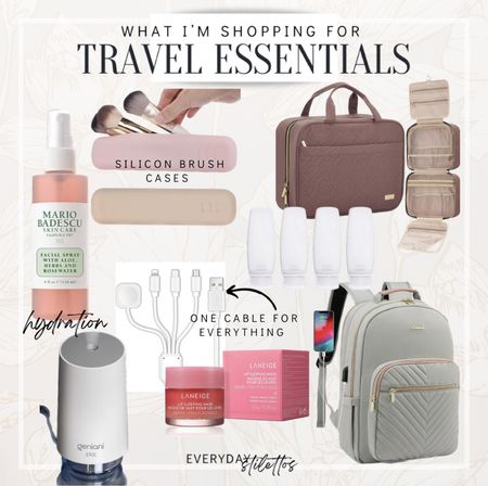 Travel essentials for keeping organize and hydrated on your trips