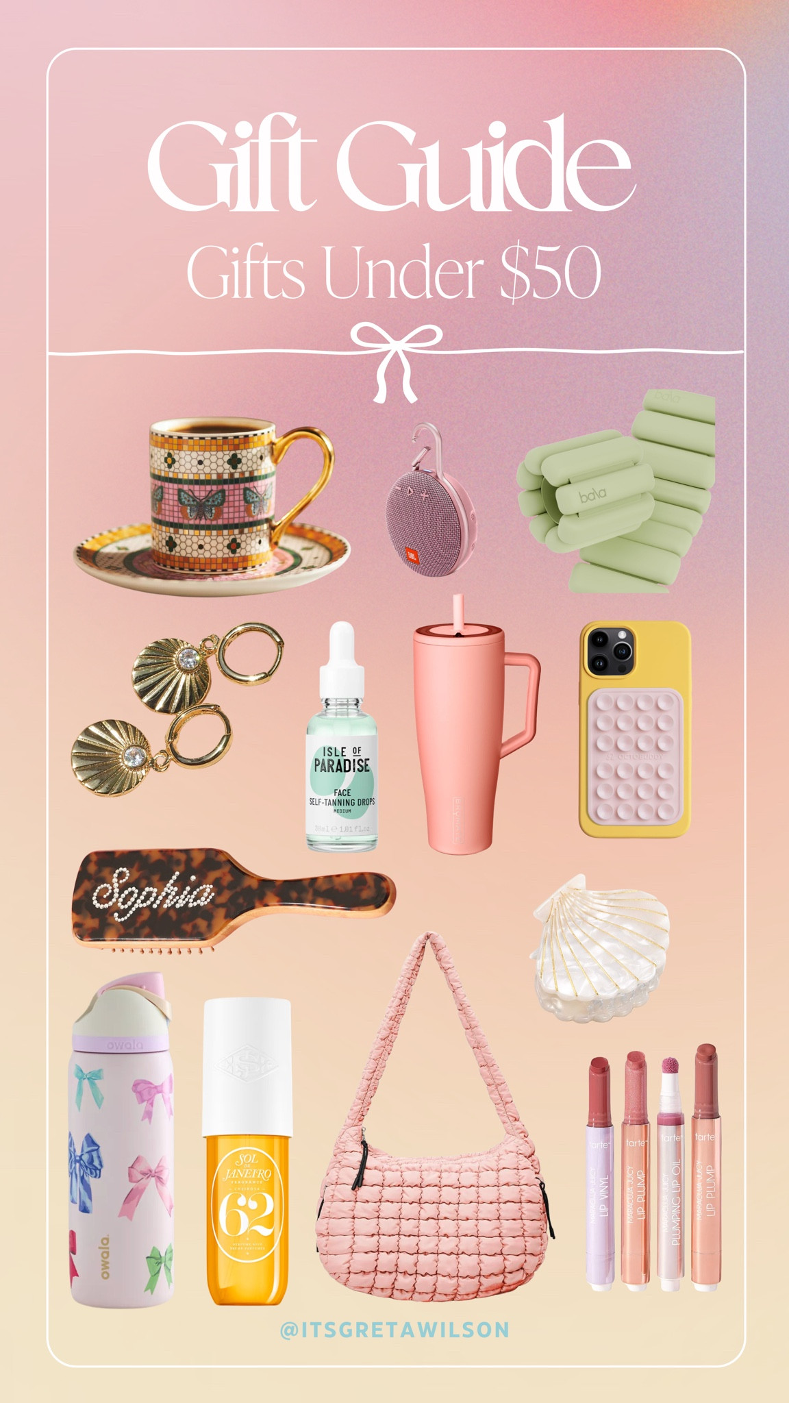 Christmas gift guide 🎄 Gifts under $50