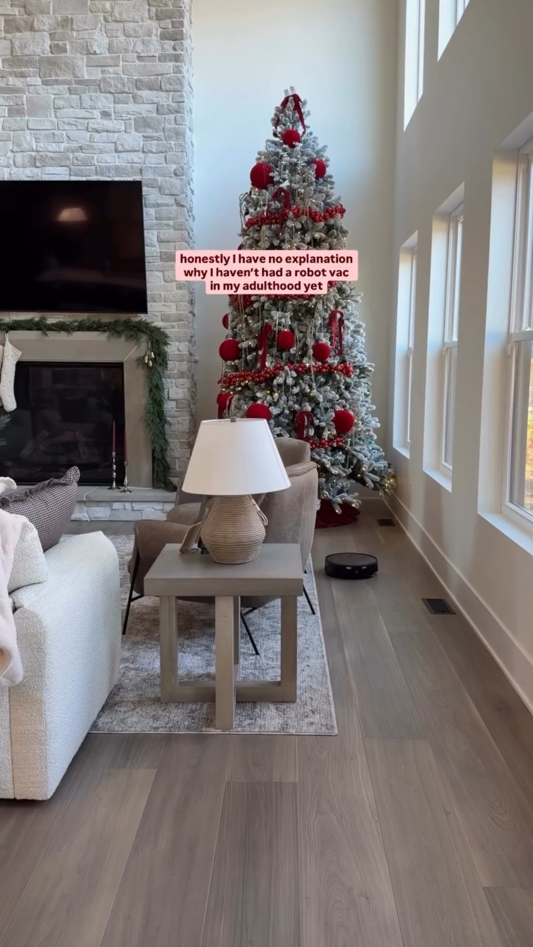 I freaking LOVE this thing 🤖 🧼 

tap follow for of my fave products, deals + home inspo/ DIY ◡̈ comment a 🩵 for direct link to shop my vac and change your life at 40% off 👀 

meet clara, yes we named her and she’s my new BFF for cleaning. not sure why I waited this long but after alot of research I am SO happy with this one. as a creator vacuums are pretty easy to come by with collabs so just know there is a reason I chose this one. I also want to reiterate that I never work with brands I don’t love or have throughly researched and love the product. just my promise to you 🫶🏼

-VACS AND MOPS
-SELF EMPTIES
-control what to clean in the app and see progress in real time
-set boundaries 
-easy to take apart for maintenance cleaning 
-works remotely, set schedules
-goes over bumps, and has a feature that allows it to work around doorways, furniture, etc.

i run her to vacuum every day and then vac and mop once a week ◡̈