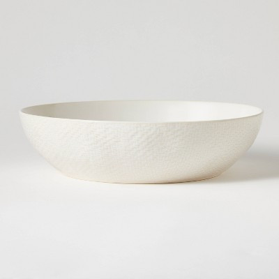 Stoneware Ceramic Round Serving Bowl Cream - Threshold™ designed with Studio McGee: Large Scratch-Resistant Stoneware | Target