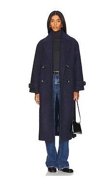 HEARTLOOM Christie Coat in Navy from Revolve.com | Revolve Clothing (Global)