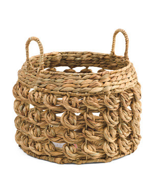 14in Betty Coin Round Basket With Ear Handles | Office & Storage | Marshalls | Marshalls
