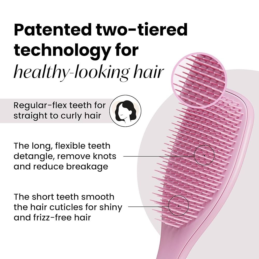 Tangle Teezer Ultimate Detangler Brush for Wet & Dry Hair, Eliminates Knots & Reduces Breakage fo... | Amazon (US)