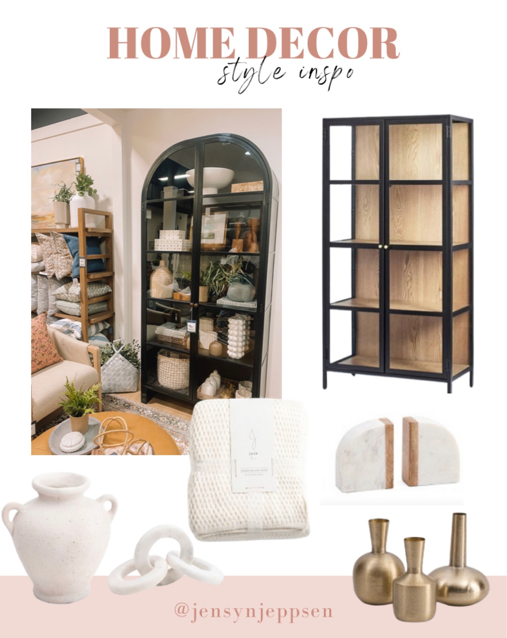 Black metal display cabinet, target home style, neutral home decor, transitional style, tjmaxx home, bookcase style 

#LTKstyletip #LTKhome #LTKsalealert