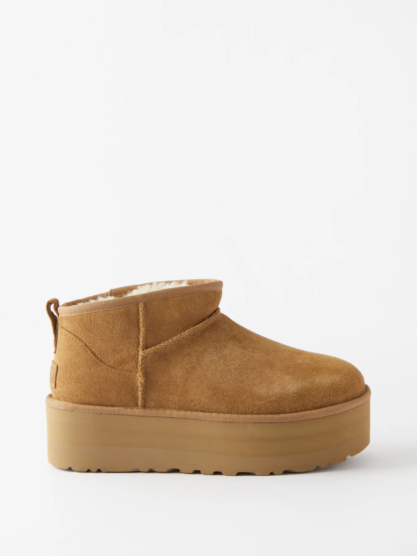 Classic Ultra Mini suede platform boots | Matches (UK)