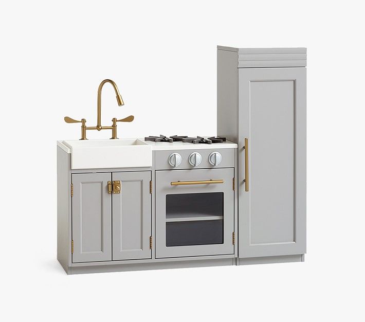 Chelsea All-in-1 Kitchen, Gray, In-Home Delivery | Pottery Barn Kids