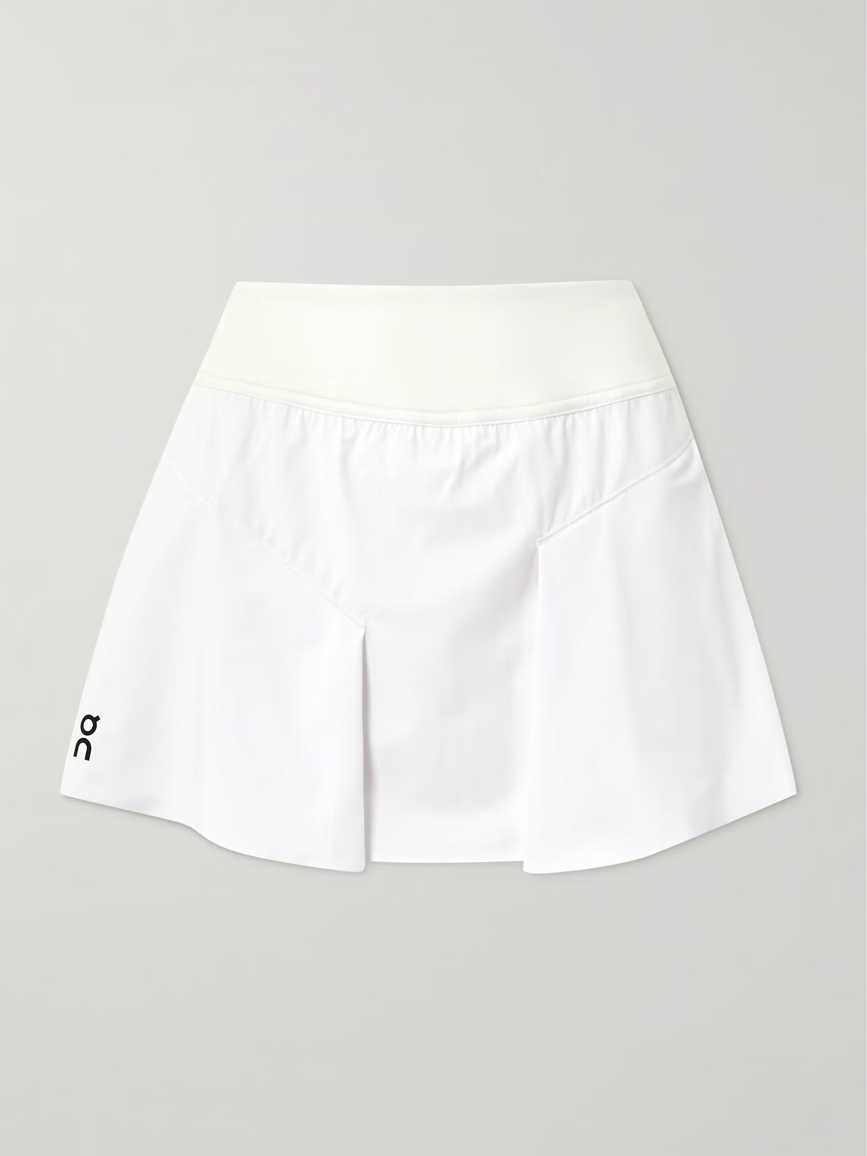 ON - Court Pleated Reycled Stretch-jersey Tennis Skirt - White - xx large | NET-A-PORTER APAC