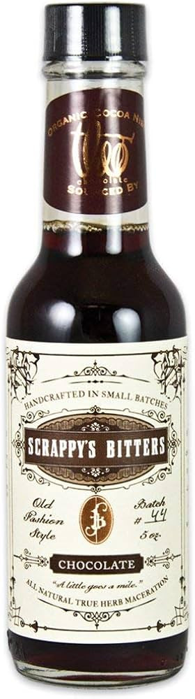 Scrappy's Bitters - Chocolate, 5 oz - Organic Ingredients, Finest Herbs & Zests, No Extracts, Art... | Amazon (US)