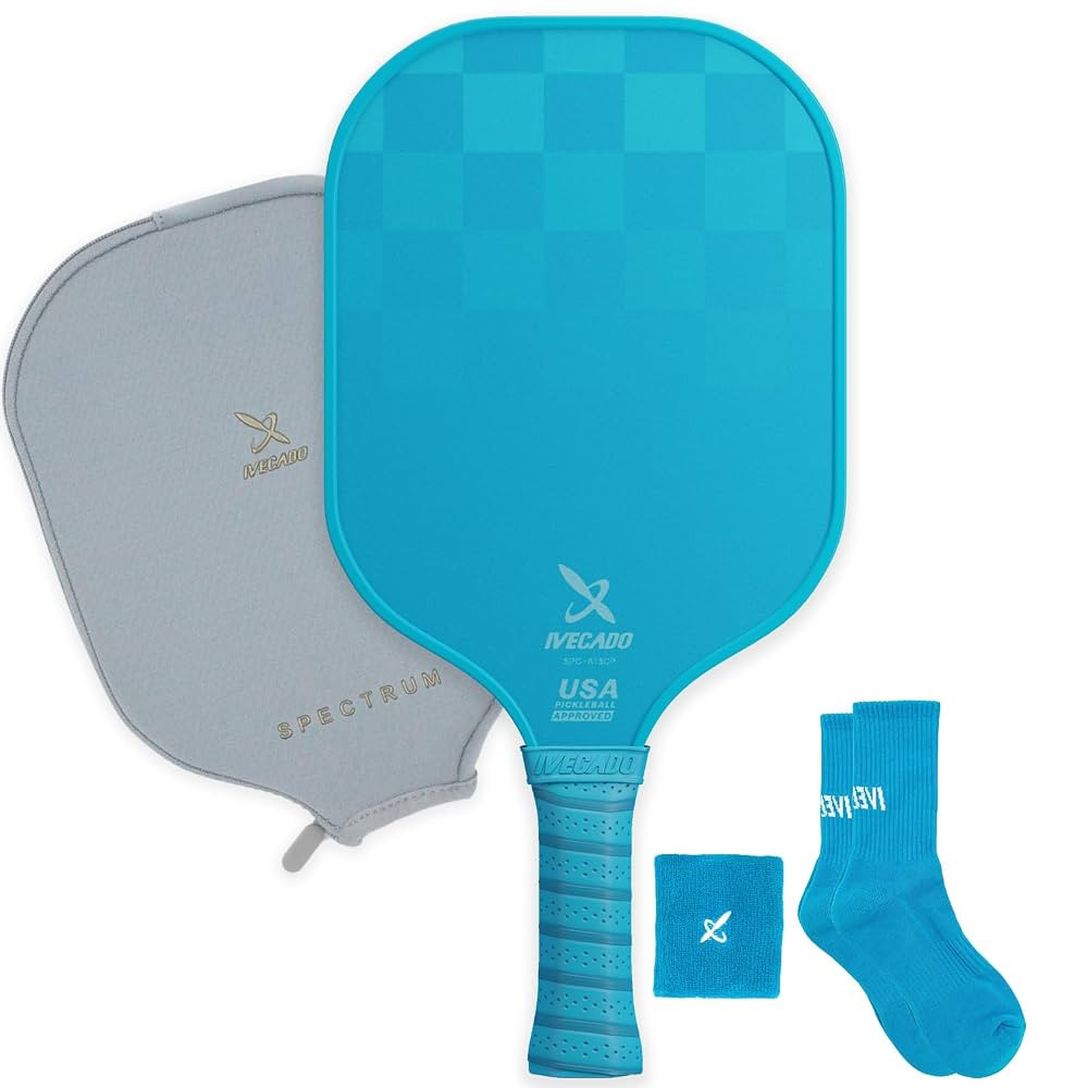 Pickleball Paddle Carbon Fiber USAPA Approved Thicker Honeycomb Core Pickle Ball Rackets Gift wit... | Amazon (US)