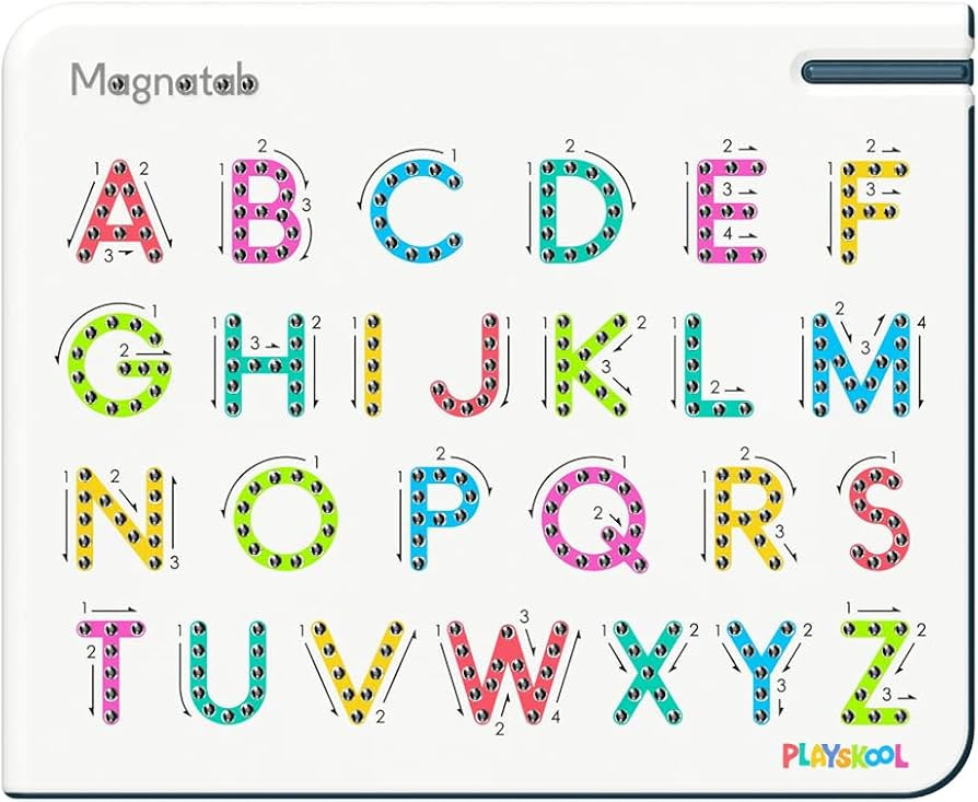 Playskool Magnatab — A to Z Uppercase Letters — Magnetic Board Toy Letter Tracing for Toddler... | Amazon (US)