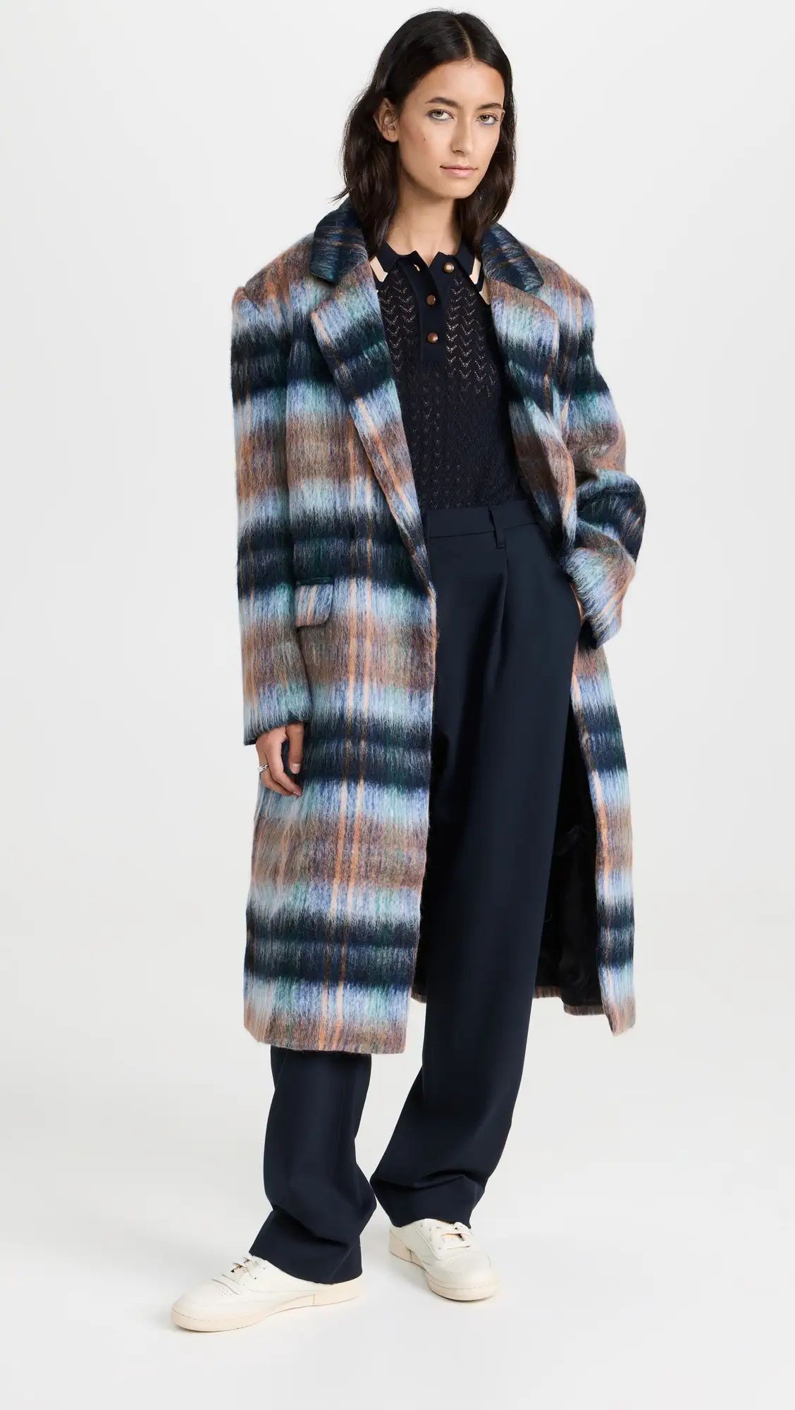 Snow Xue Gao Plaid Wool Coat | Shopbop | Shopbop
