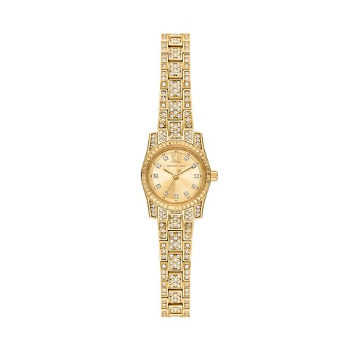 Michael Kors Women's Watch, Lexington Three-Hand Gold-Tone Stainless Steel Watch for Women | Amazon (US)