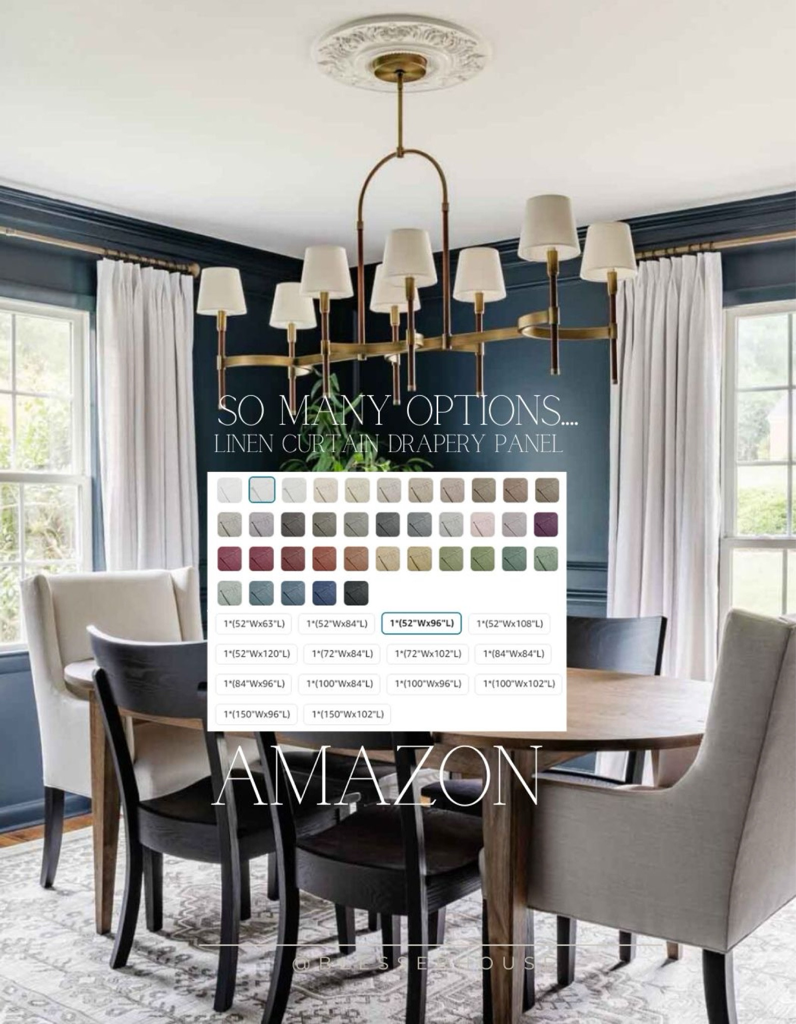 Amazon linen curtain panels, drapes, dining curtains


#LTKHome