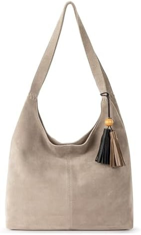 The Sak Huntley Hobo Bag - Premium Leather Women's Purse for Everyday & Travel - Large Handbag wi... | Amazon (US)