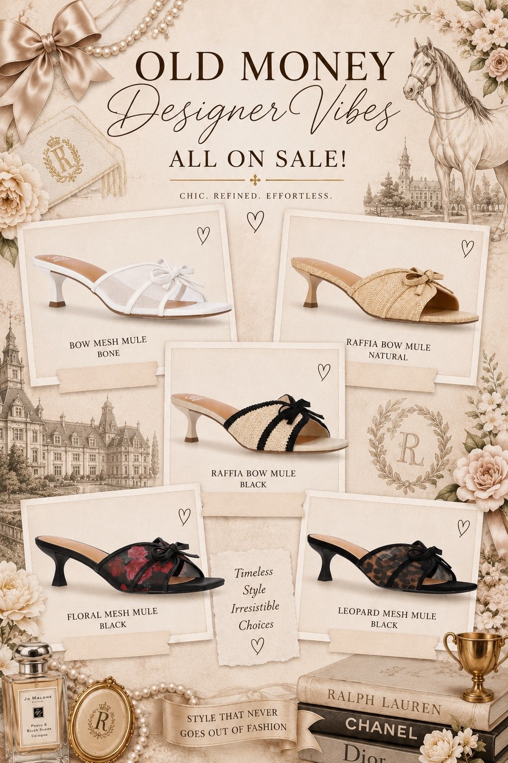 I had to share these with you, my friends! ❤️
How gorgeous and chic are these kitten heels! I know we are in spring mode now going into summer,  but  you can definitely use these now and save for the fall  fashion season. Some of them are literally only nine dollars!!💵 These won’t last and  sizes are going fast so don’t sleep on these my friends. 👠