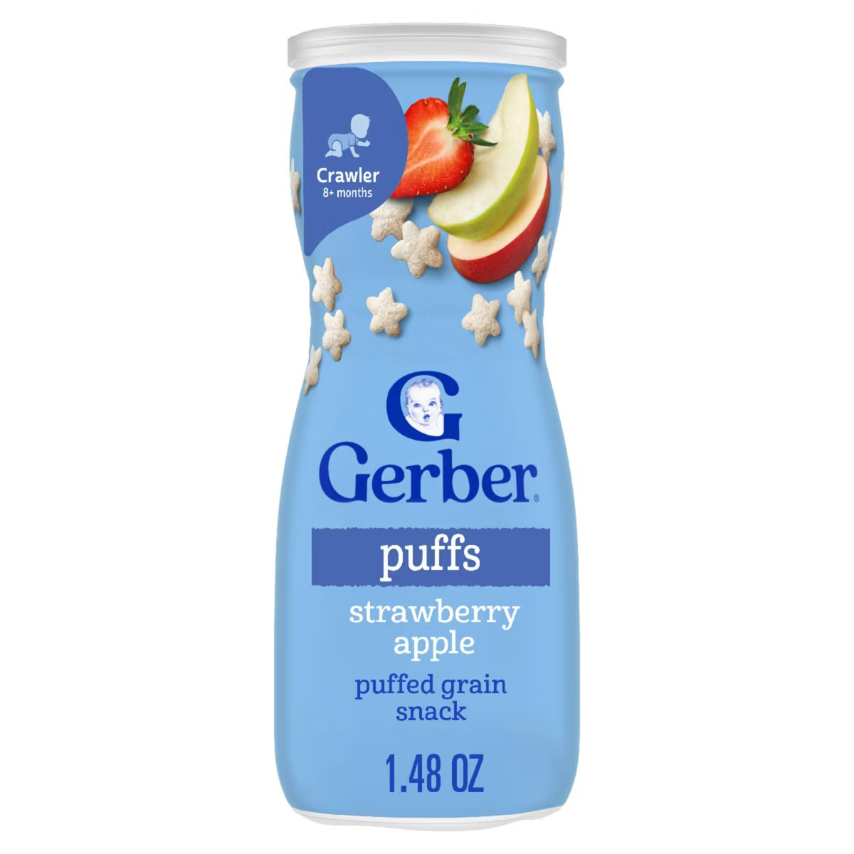 Gerber Strawberry Apple Puffs Baby Snacks | Target