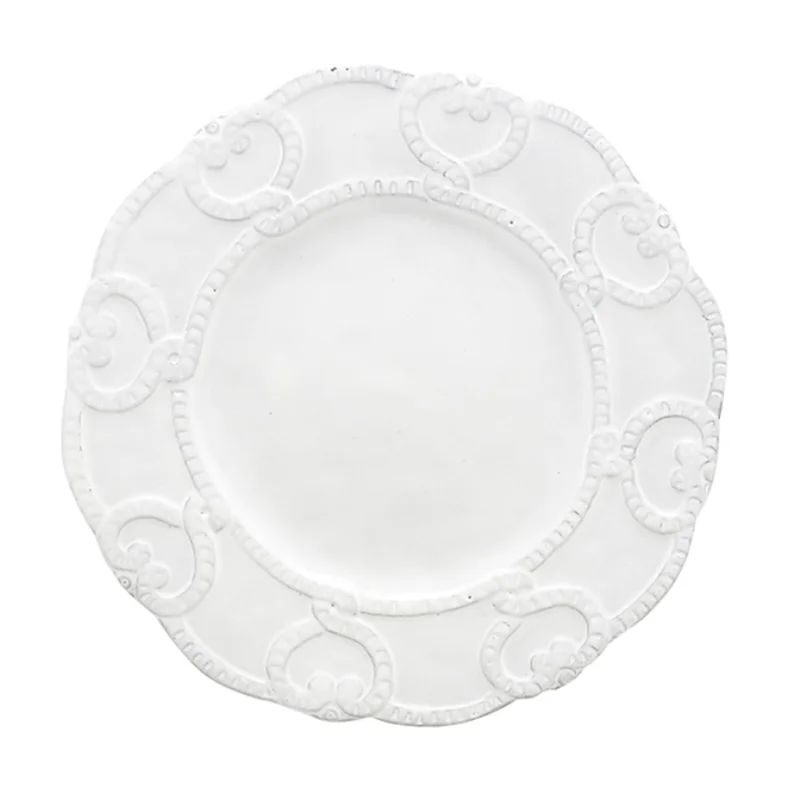 Bella Bianca Antique Lace 9" Salad or Dessert Plate | Wayfair Professional