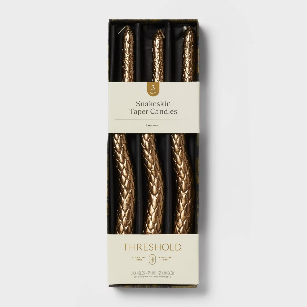 3pk Snake Taper Candle Set - Threshold™ | Target