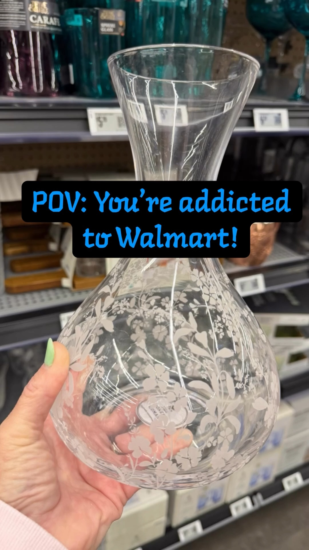 The Pioneer Woman Glass Daisy 50-
Ounce Decanter, is out of stock I’ll keep my eyes open for when it restocks and add it 

Thyme & Table 20 fl oz
Black Tortoise Drinking
Glasses, Set of 6

Mainstays Briar Can Glass Drinkware with Lids & Straws, Set of 4

Thyme & Table 12 fl oz Charm Drinking Glasses,

The Pioneer Woman Glass Channing 32-Ounce Tumbler with Wood Lid, Clear

Mainstays Stoneware
13.5oz Floral Mug

Mainstays Stoneware 14oz Strawberry Mug

Better Homes & Gardens
Glass 21oz Tumbler
Ribbed with Glass Lid and Straw